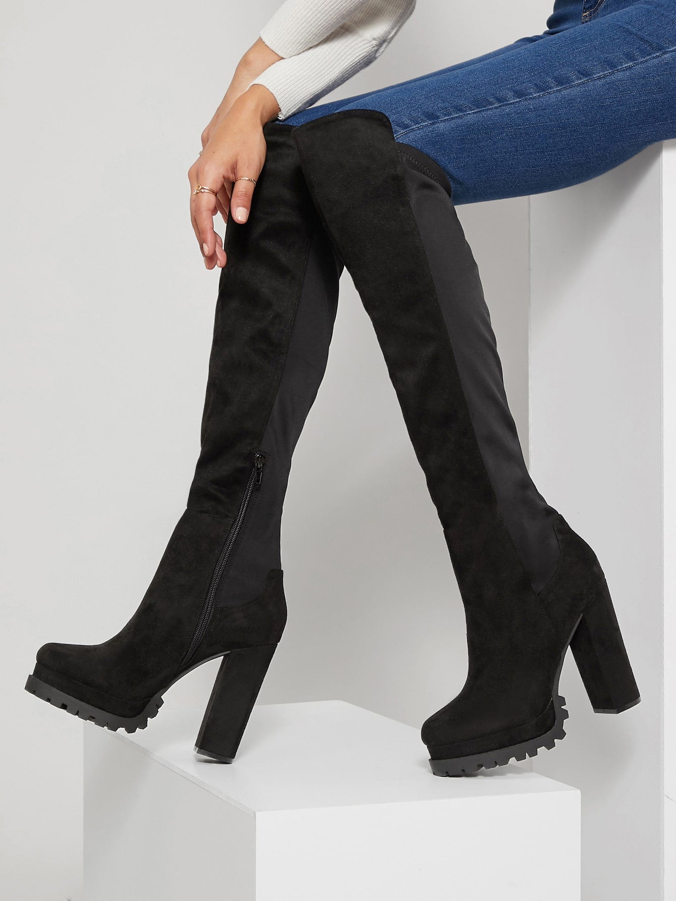 Botas tacón alto plataforma