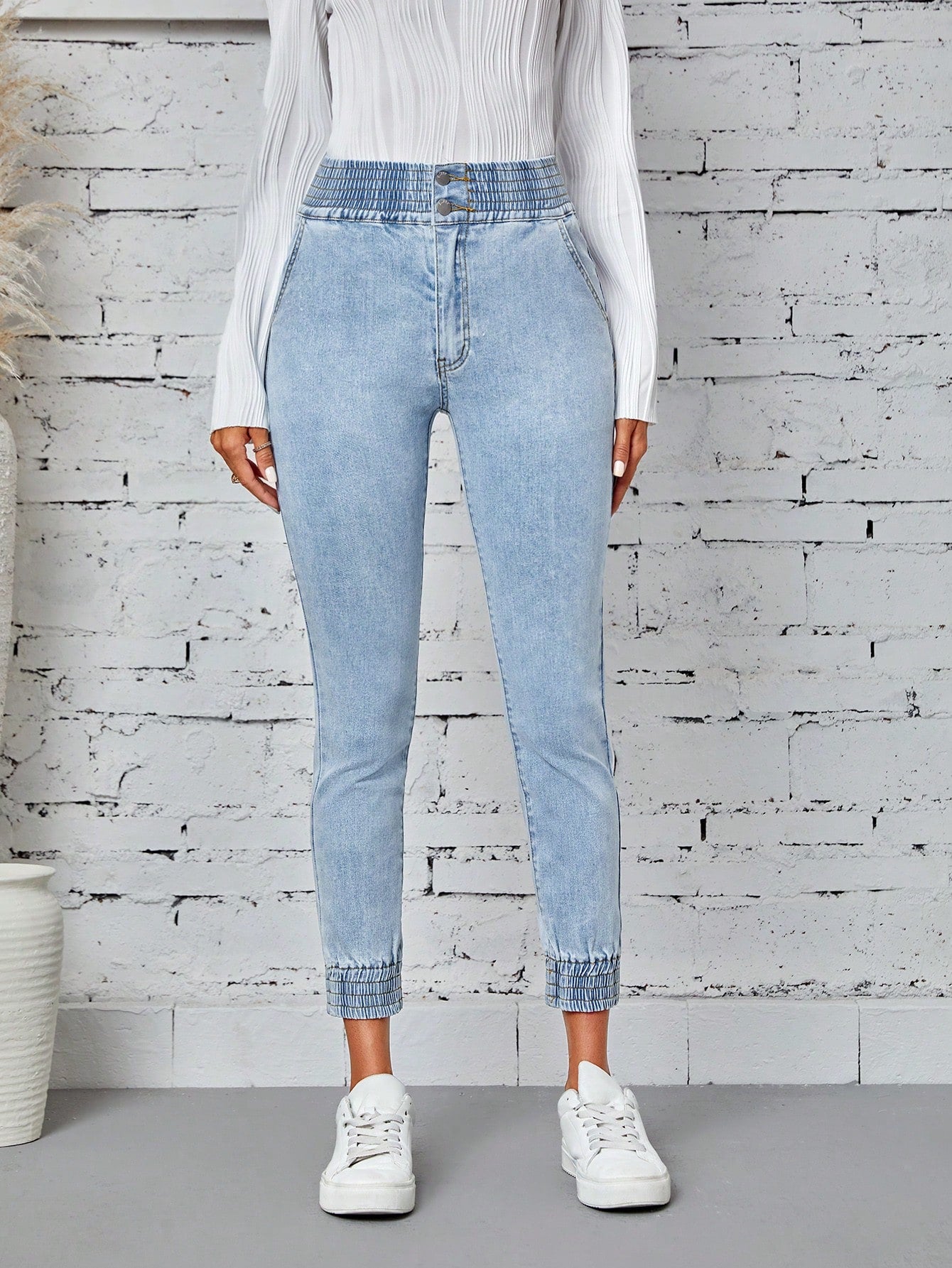 SHEIN LUNE Jeans De Mujer Ajustados