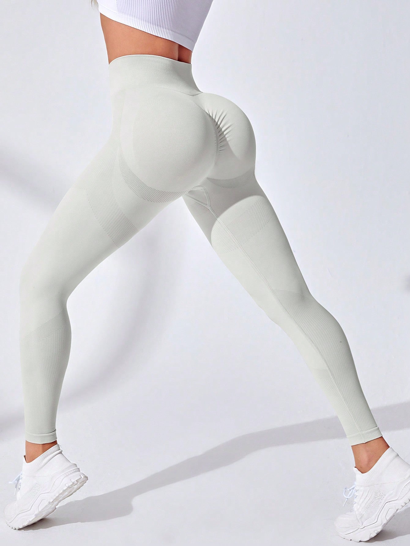 SHEIN Yoga Basic Leggings Deportivos Elásticos Ajustados Para Mujer