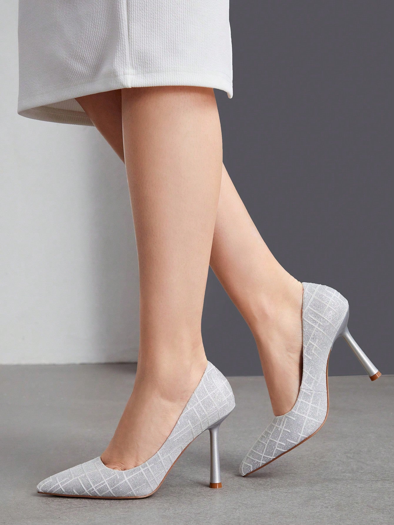 SHEIN BIZwear Zapatos De Tacón De Aguja De Moda Para Mujer