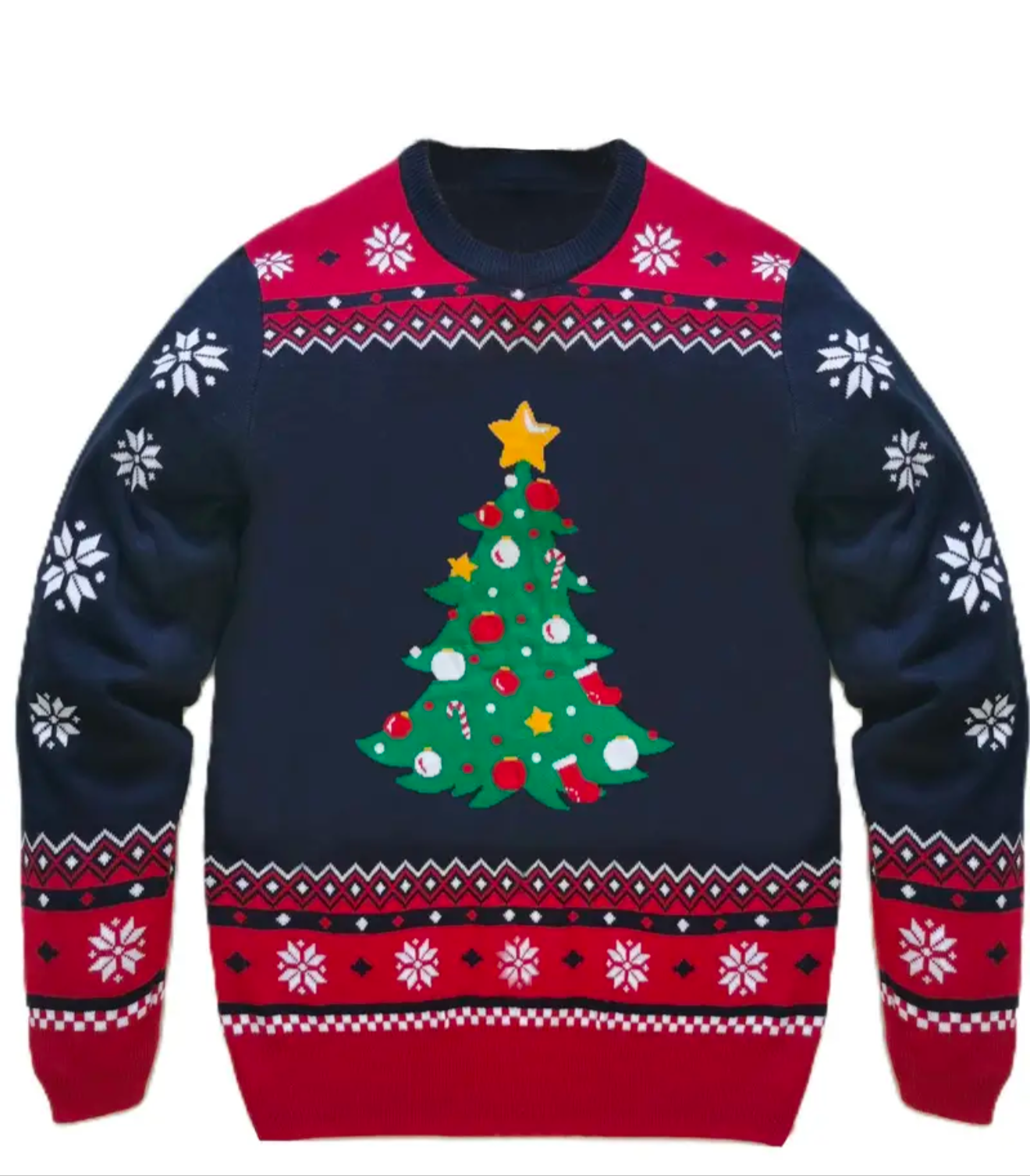 Suéter de Punto Navideño para Hombre - Acrílico Acogedor