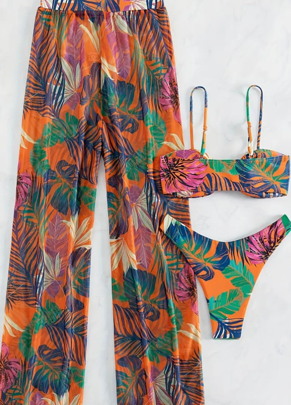 Conjunto de bikini sexy y con estilo encubrimiento, con estilo diseño de moda conjunto de traje de baño de 3 piezas, ropa de baño y ropa de mujer.