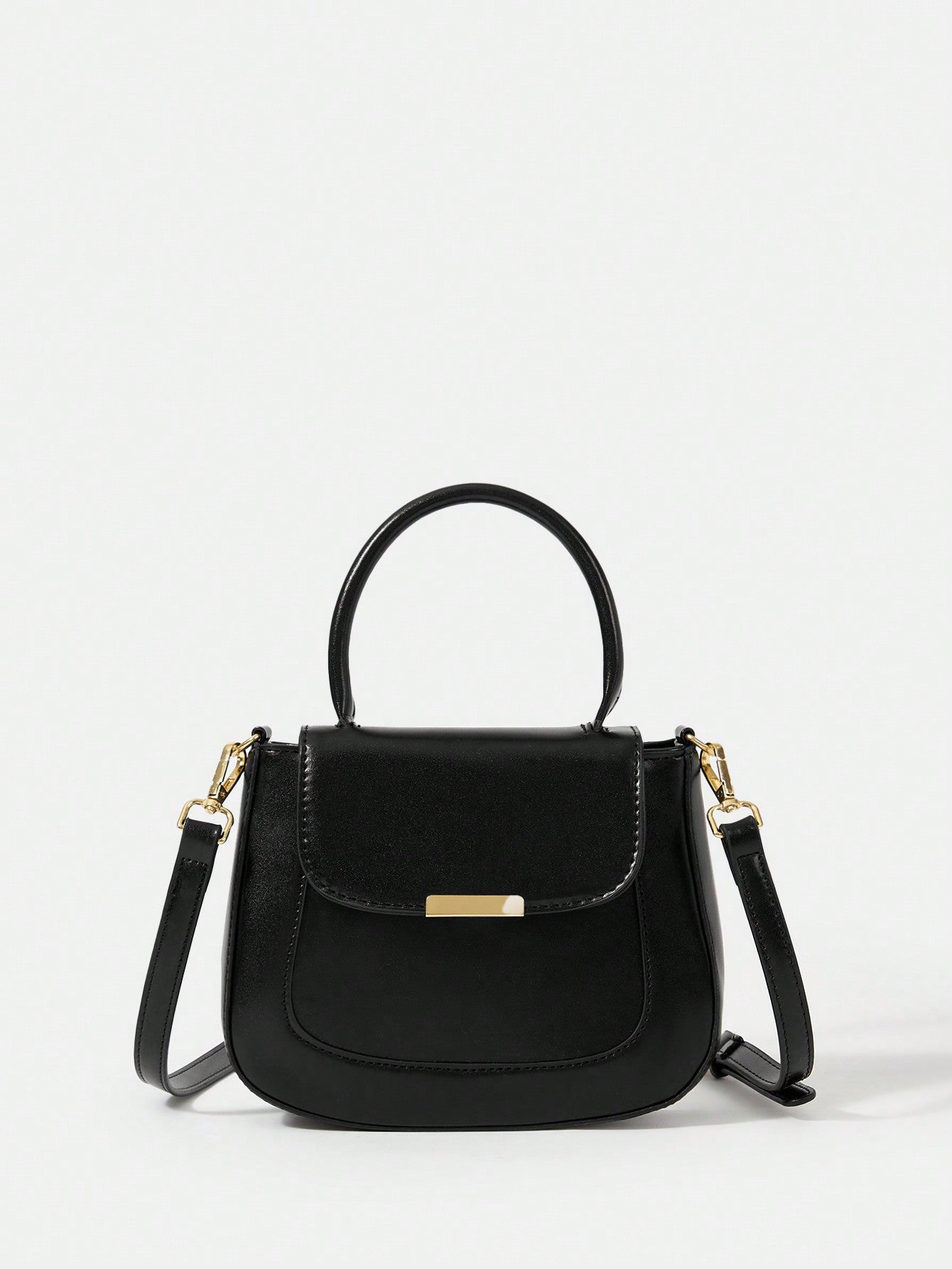 SHEIN BIZwear Bolso Con Asa De Solapa A Cuadros