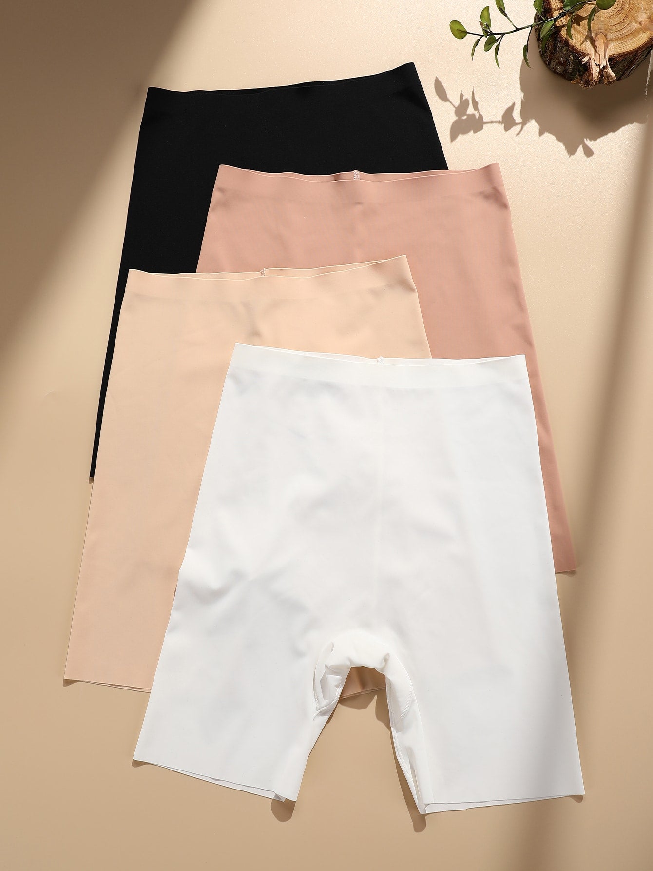 4 piezas Set shorts invisible