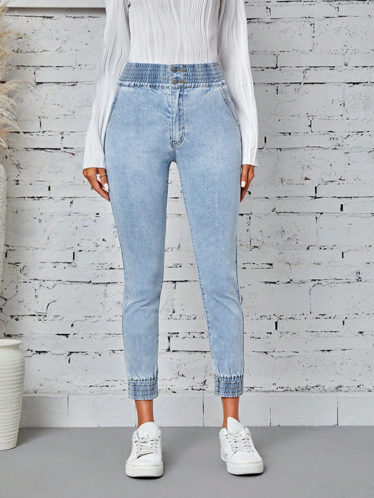 SHEIN LUNE Jeans De Mujer Ajustados