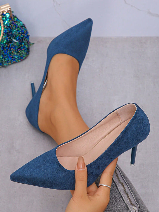 Zapatos nuevos de primavera/otoño para mujer en color nude, zapatos de trabajo uniformes profesionales sexy con punta fina y tacón alto, versión coreana con boca poco profunda