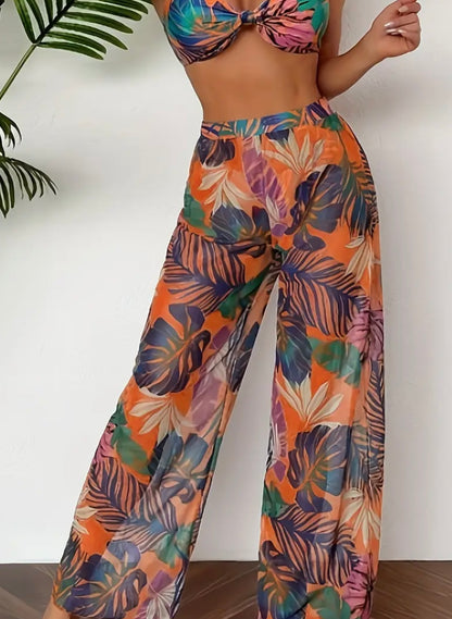 Conjunto de bikini sexy y con estilo encubrimiento, con estilo diseño de moda conjunto de traje de baño de 3 piezas, ropa de baño y ropa de mujer.