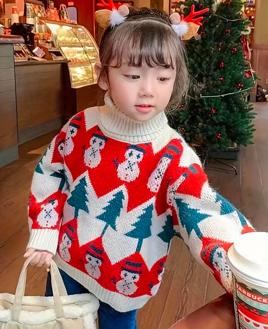 Suéter Navidad Muñeco Nieve para Niños