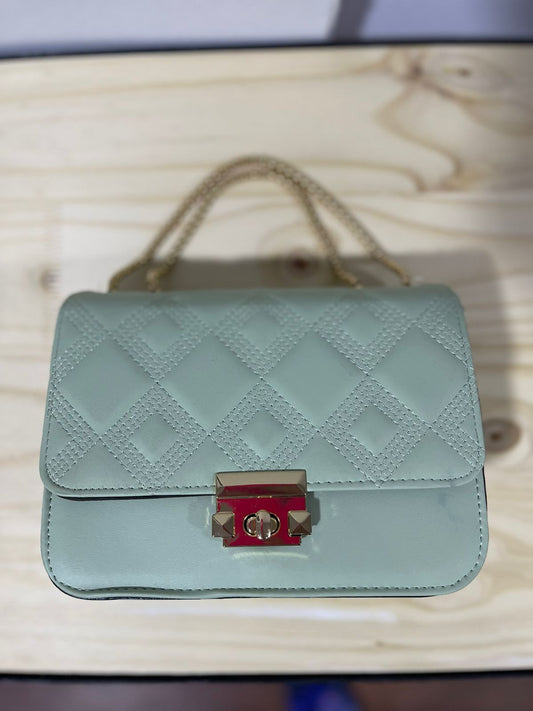 Bolso Acolchado Elegancia Menta