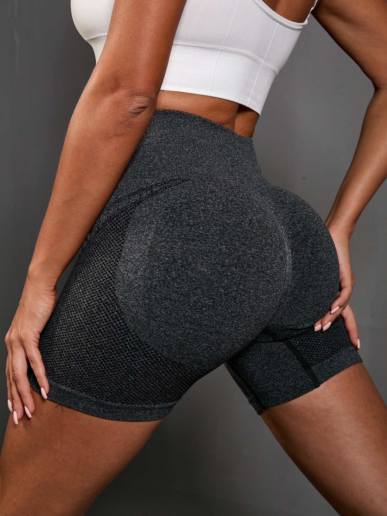 Shorts biker deportivos ancho cintura banda