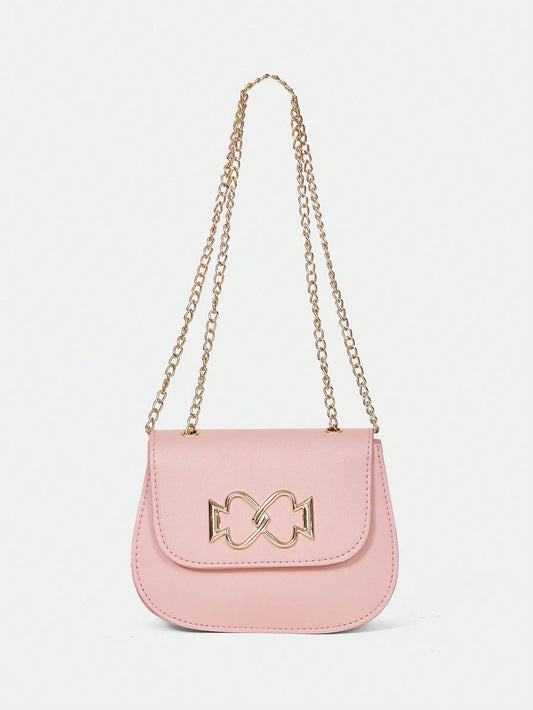 SHEIN MOD Bolsa Rosa De Cadena Cruzada Para El Cuerpo