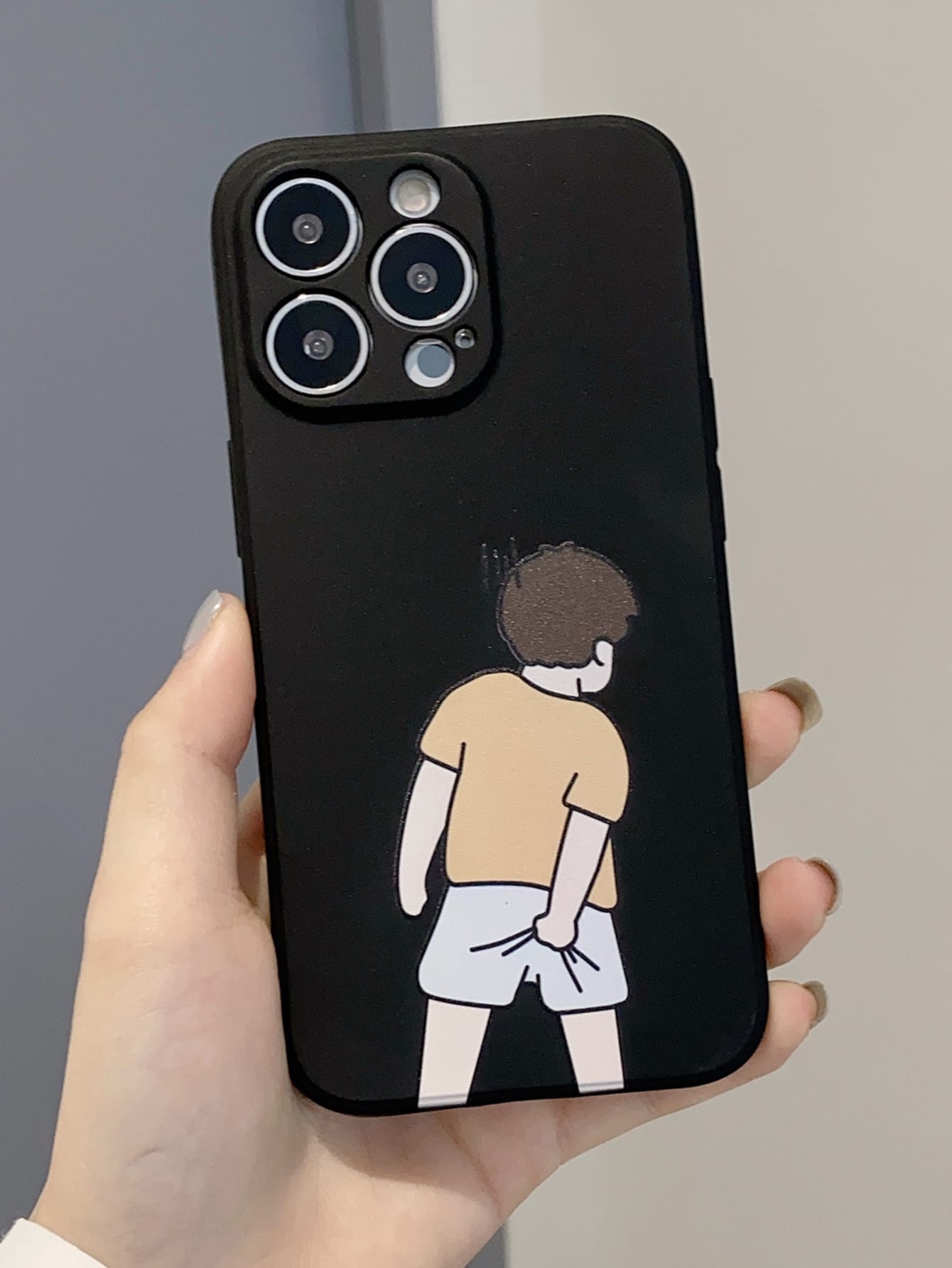 Funda para móvil con estampado de figura